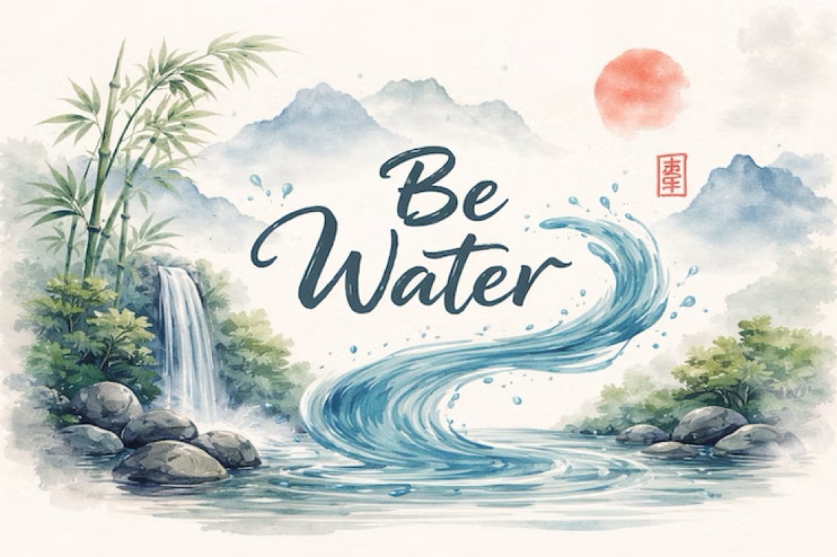 Be Water – flexibel, kraftvoll und im Fluss
