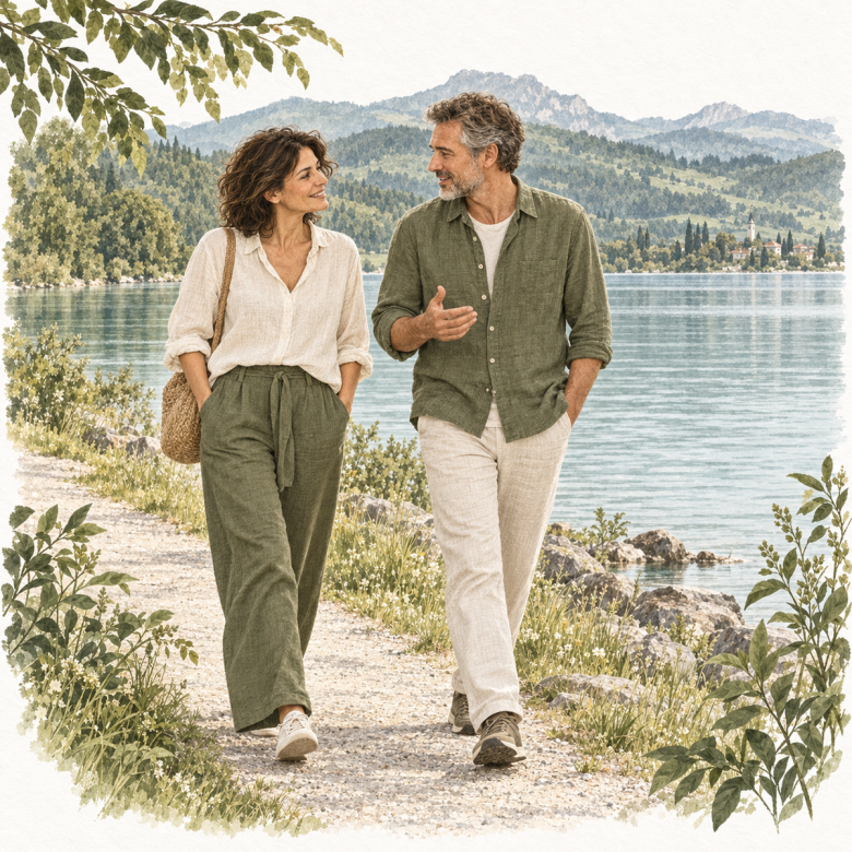 Bewegung, Austausch und Natur als miteinander verbundene Lebensbereiche